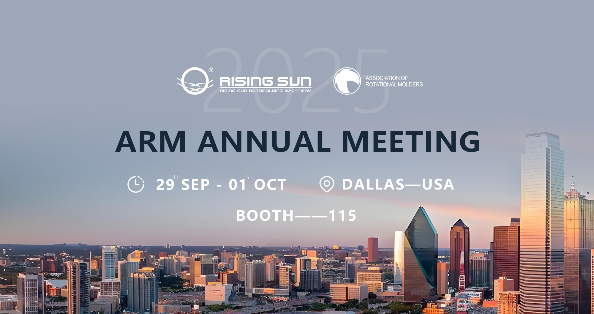 We’re excited to announce that we’ll be heading to Dallas, Texas at the end of September to participate in the ARM Annual #RotationalMolding Conference 2025!